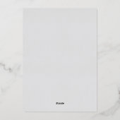 Carte Foil Noël Angel (Verso)