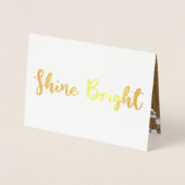 Carte Foil Photo Snowman brillant (Devant)