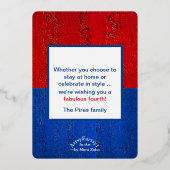 Carte Foil plat "Fabulous Quatrième Wives" (Verso)