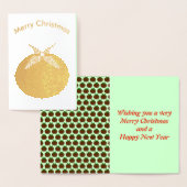 Carte Foil Pudding Christmas (Affichage)