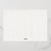 Carte Foil Star Triple Photo Holiday (Verso)