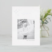 Carte Foil White & Silver Radiant Rejoice (Debout devant)
