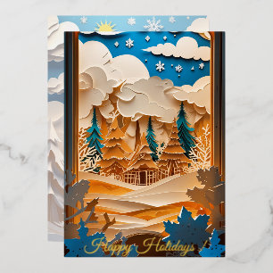 Carte Foil Winter Wonderland
