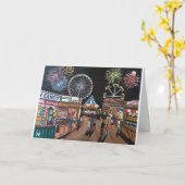 Carte Foire de nuit de Alfred Fox (Fleur jaune)