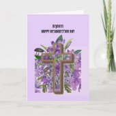 Carte Folded Easter Greeting Card (Devant)