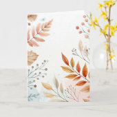 Carte Folded Greeting Card (Fleur jaune)