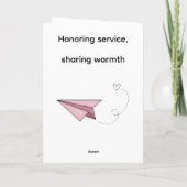 Carte Folded Greeting Card (Dos)