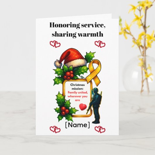 Carte Folded Greeting Card (Fleur jaune)