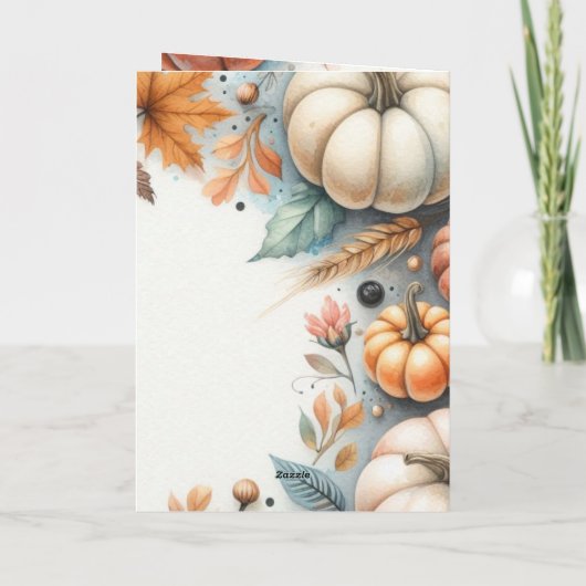 Carte Folded Greeting Card (Dos)