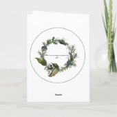 Carte Folded Greeting Card (Dos)