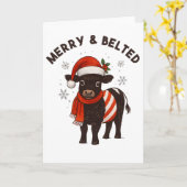 Carte Folded Greeting Card (Fleur jaune)