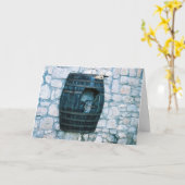 Carte Folded Greeting Card (Fleur jaune)