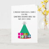 Carte Folded Greeting Card (Fleur jaune)