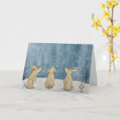 Carte Folded Greeting Card (Fleur jaune)