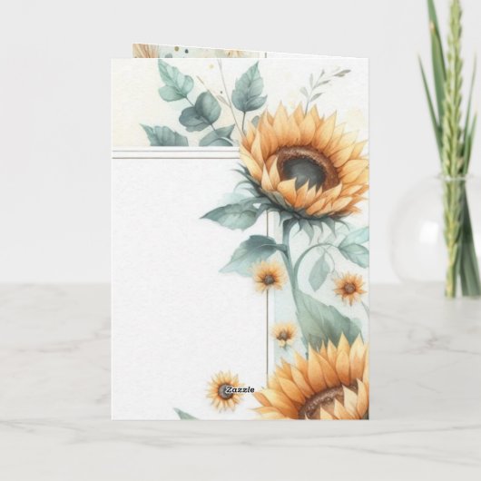 Carte Folded Greeting Card (Dos)