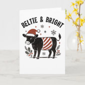 Carte Folded Greeting Card (Fleur jaune)