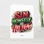 Carte Folded Greeting Card (Dos)