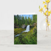 Carte Folded Greeting Card (Fleur jaune)