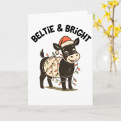 Carte Folded Greeting Card (Fleur jaune)