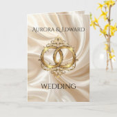 Carte Folded Greeting Card (Fleur jaune)