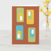 Carte Folded Greeting Card (Fleur jaune)