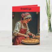 Carte Folded Greeting Card for Mother's Day (Devant)