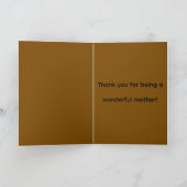 Carte Folded Greeting Card for Mother's Day (Intérieur)