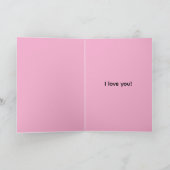Carte Folded Greeting Card for Mother's Day (Intérieur)