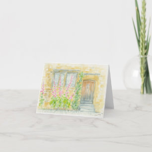 Carte Folded greeting card with original artwork