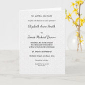 Carte Folded Greeting Cards | Paisley Floral Ornamental (Fleur jaune)