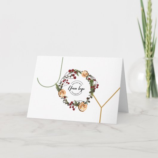 Carte Foliage du logo d'entreprise Modern Joy (Devant)