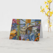 Carte folie (Fleur jaune)