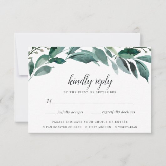 Carte Folift RSVP abondante avec choix de repas (Devant)