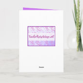 Carte Folk Art Kitty Chat Joyeux anniversaire (Dos)