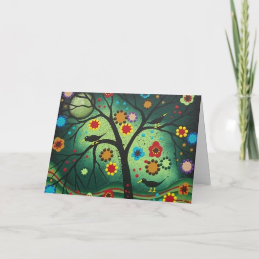 Carte FOLK ART Never Alone BY LORI (Devant)