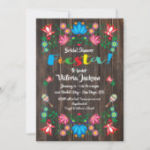 Carte folklorique Fleur Fête des mariées Fiesta me (Devant)