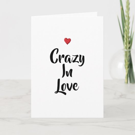Carte Folle Amoureuse (Devant)