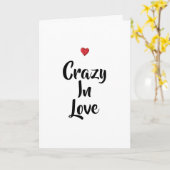 Carte Folle Amoureuse (Fleur jaune)