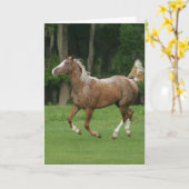 Carte Fonctionnement de cheval d'Appaloosa (Fleur jaune)