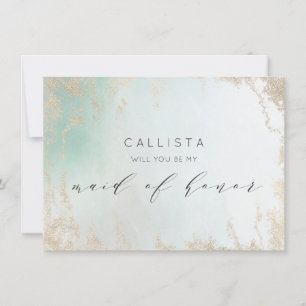 Carte Fond Abstrait Aqua Ombre avec Parties scintillant 