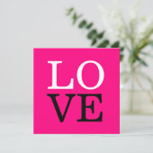 Carte Fond de rose amour mariage (Debout devant)