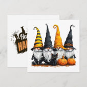 Carte fond d'écran Halloween Nomes (Devant / Derrière)