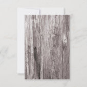 Carte Fond en bois de trèfle à quatre feuilles pour cart (Dos)