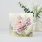 Carte Fond floral. Fleurissement printanier (Debout devant)