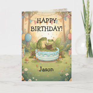 Carte Fond personnalisé 5 Mossy le crapaud