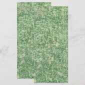 Carte Fond vert texturé par Shirley Taylor (Devant / Derrière)