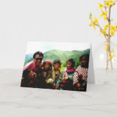 Carte Fondation Tibet Trust pour les enfants (Fleur jaune)