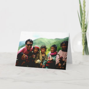 Carte Fondation Tibet Trust pour les enfants