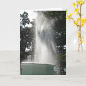 Carte Fontaine à Washington, Iowa (Fleur jaune)