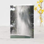 Carte Fontaine à Washington, Iowa (Fleur jaune)